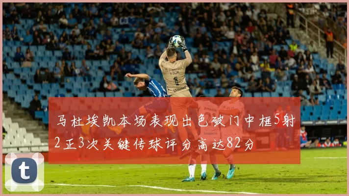 马杜埃凯本场表现出色破门中框5射2正3次关键传球评分高达82分